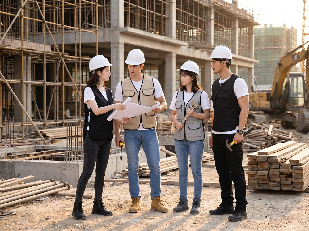Áo điều hòa làm mát sử dụng công nghệ lưu thông khí kết hợp gel tích lạnh giúp giảm cảm giác oi nóng khi làm việc ngoài trời.