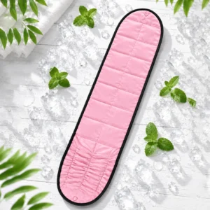 Đai bụng điều hòa làm mát 16x95cm tích hợp gel làm mát, giúp giảm nóng vùng bụng và thắt lưng, thích hợp khi đi xe, làm việc ngoài trời và vận động.